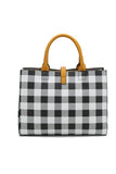 MKF Collection Yola Checkered Satchel bag by Mia k