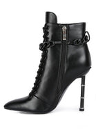 Moulin Ringed Stiletto Camouflage Ankle Boot
