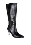 Uptown Pointed Mid Heel Calf Boots