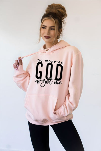 No Worries God Got Me Softest Ever Hoodie