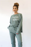 Outer Banks Beach Fleece Crewneck Sweatshirt Only