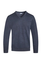 SOLID V-NECK SWEATER