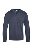 SOLID V-NECK SWEATER