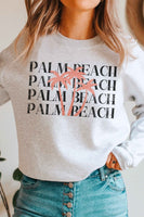 PALM BEACH GRAPHIC SWEATSHIRT