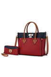 MKF Collection Brynlee Color-Block Tote Bag Mia K