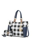 MKF Collection Mariely Checker Tote Bag by Mia K