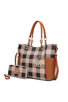 MKF Collection Mariely Checker Tote Bag by Mia K