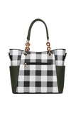 MKF Collection Mariely Checker Tote Bag by Mia K