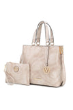 MKF Collection Beryl Snake-embossed Tote Bag Mia k