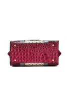 MKF Ember Faux Crocodile-Embossed Satchel by Mia K