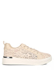 Flakes Lace Detail Low Platform Sneakers