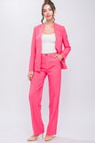 Formal Straight Leg Blazer Pants