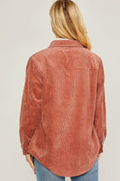 Corduroy Reversible Button Down Jacket