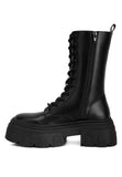 Tatum Faux Leather Combat Chunky Boots