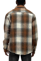 Mens Flannel Shirt Jacket Shacket