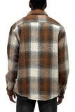 Mens Flannel Shirt Jacket Shacket