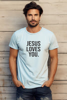 Jesus Loves You Plus Size Graphic Tee