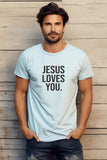 Jesus Loves You Plus Size Graphic Tee