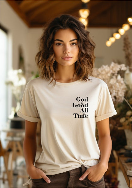 God is Good All the Time Plus Size Graphic Tee