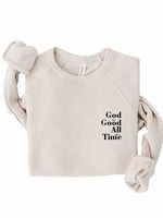 God Is Good Bella Canvas Premium Plus Size Sweatshirt