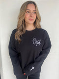 Child of God Embroidered Plus Size Sweatshirt