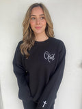 Child of God Embroidered Plus Size Sweatshirt