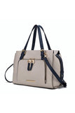 MKF Elise Color-block Satchel Bag by Mia k