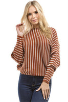 Brown Stripe Sweater