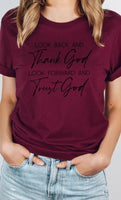 Thank God Trust God Inspirational Graphic Tee