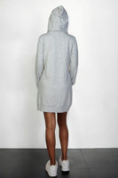 French Terry Hoodie Dress