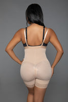 Daily Use & Postpartum Body Shaper Open Bust Tummy Control Butt Lifter Fajas