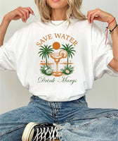 Save Water Drink Margs Boutique Tee