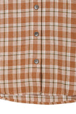 Autumn beige plaid shirts