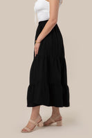 Women Tiered maxi skirt