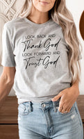 Thank God Trust God Inspirational Graphic Tee