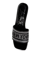 Studio 55 Diamante Embellished New York Sandals