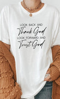 Thank God Trust God Inspirational Graphic Tee