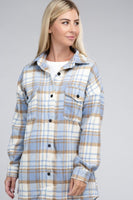 Women Plaid Shacket