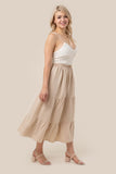 Women Tiered maxi skirt