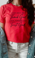 Thank God Trust God Inspirational Graphic Tee