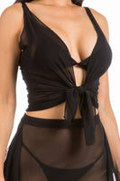 SHEER COVER UP 2 PIECE SET