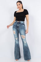 Storm Bell Bottom Jean Inseam 30"