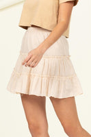 Forever Classy High Waist Tiered Mini Skirt