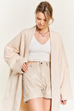 PLUS SIZE OVERSIZED KNIT CARDIGAN