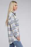 Women Plaid Shacket