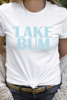 Lake Bum Heart Water Summer PLUS SIZE Graphic Tee