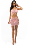 MESH COVER UP TWO-PIECE SET