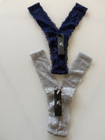 2 V Shape Lace Thong Panty Set