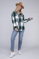 Plaid Belted Shacket