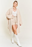 PLUS SIZE OVERSIZED KNIT CARDIGAN